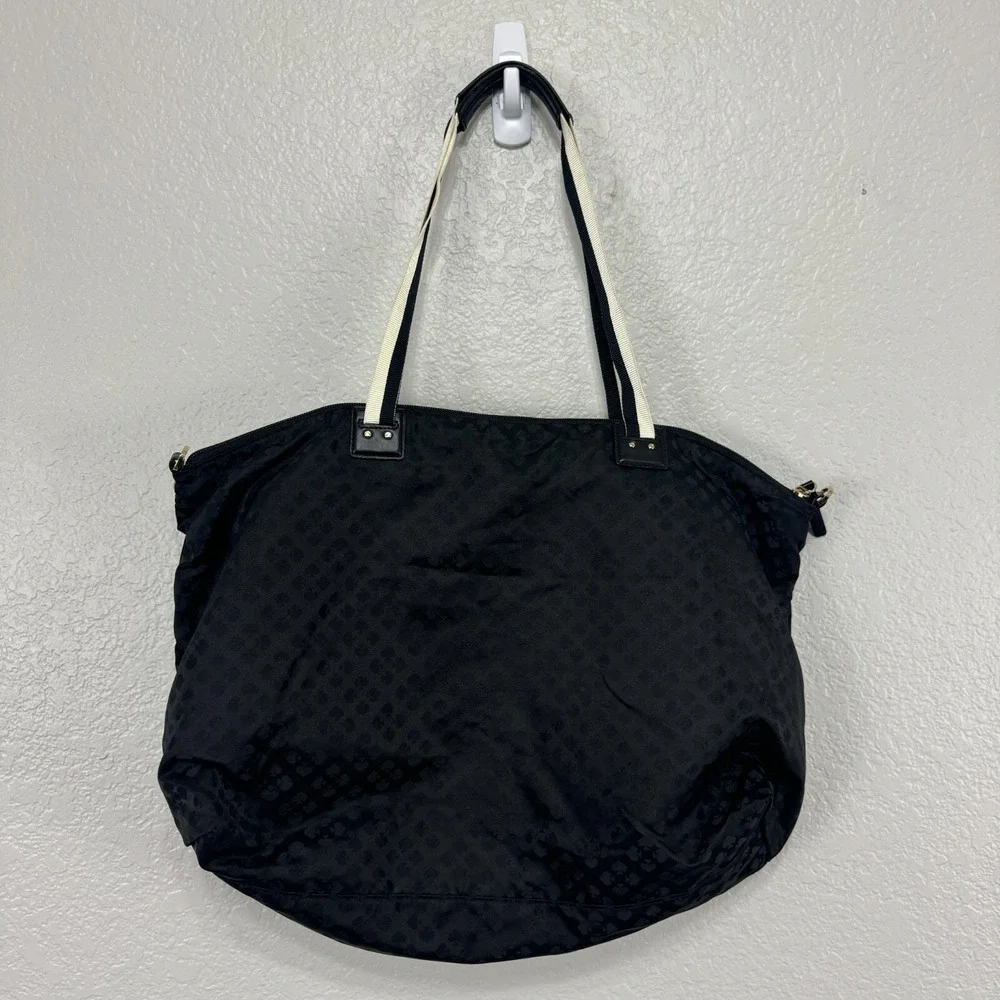 Kate Spade New York Bon Voyage Women's Black Pockets Double‎ Strap Shoulder Bag